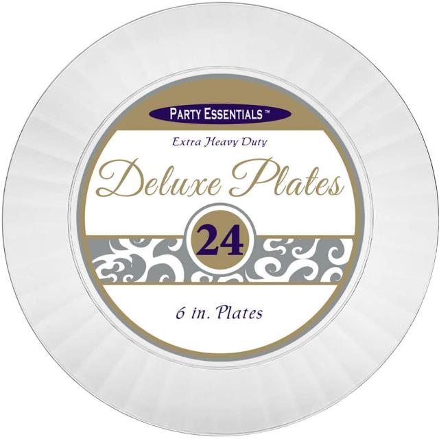 Rental store for DELUXE PLASTIC 6  PLATE, WHITE - 24 CT in State College PA