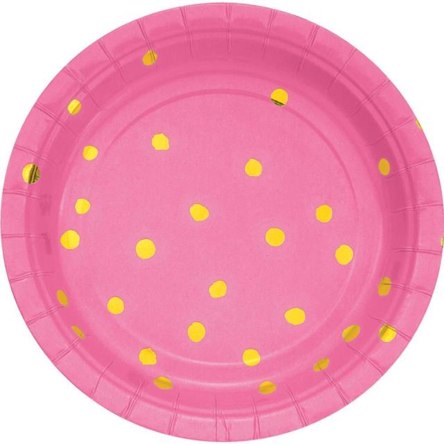 Rental store for CANDY PINK FOIL 7  PLATE, 16 PK in State College PA