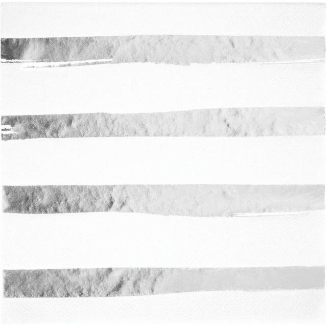 Rental store for WHITE SILVER FOIL LUNCH NAPKIN - 16 PK in State College PA