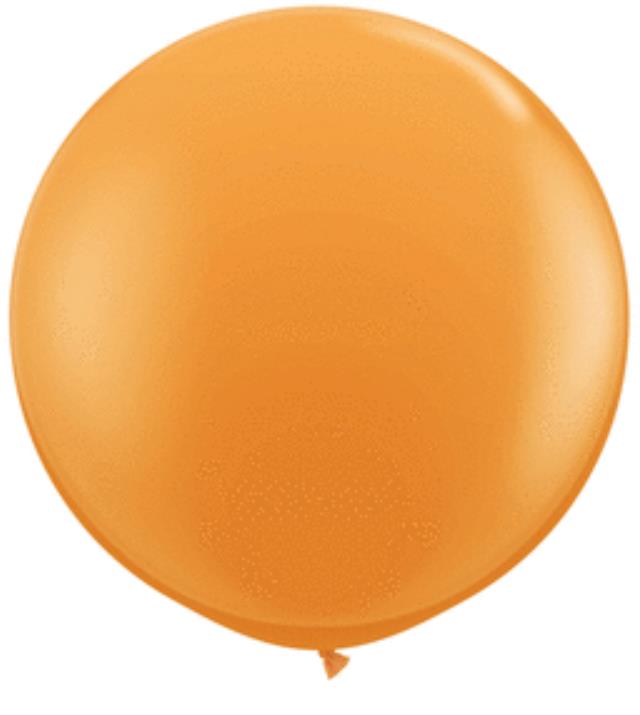Rental store for 3  LATEX BALLOON - ORANGE, INFLATED in State College PA