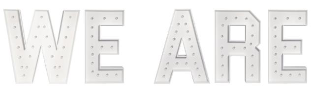 Where to find WE ARE MARQUEE LETTERS, 4 HIGH in State College