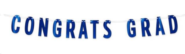 Rental store for CONGRATS GRAD FOIL STREAMER - BLUE in State College PA