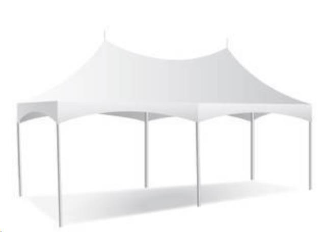Rental store for HI-PEAK TENT, 10 X 20 WHITE in State College PA